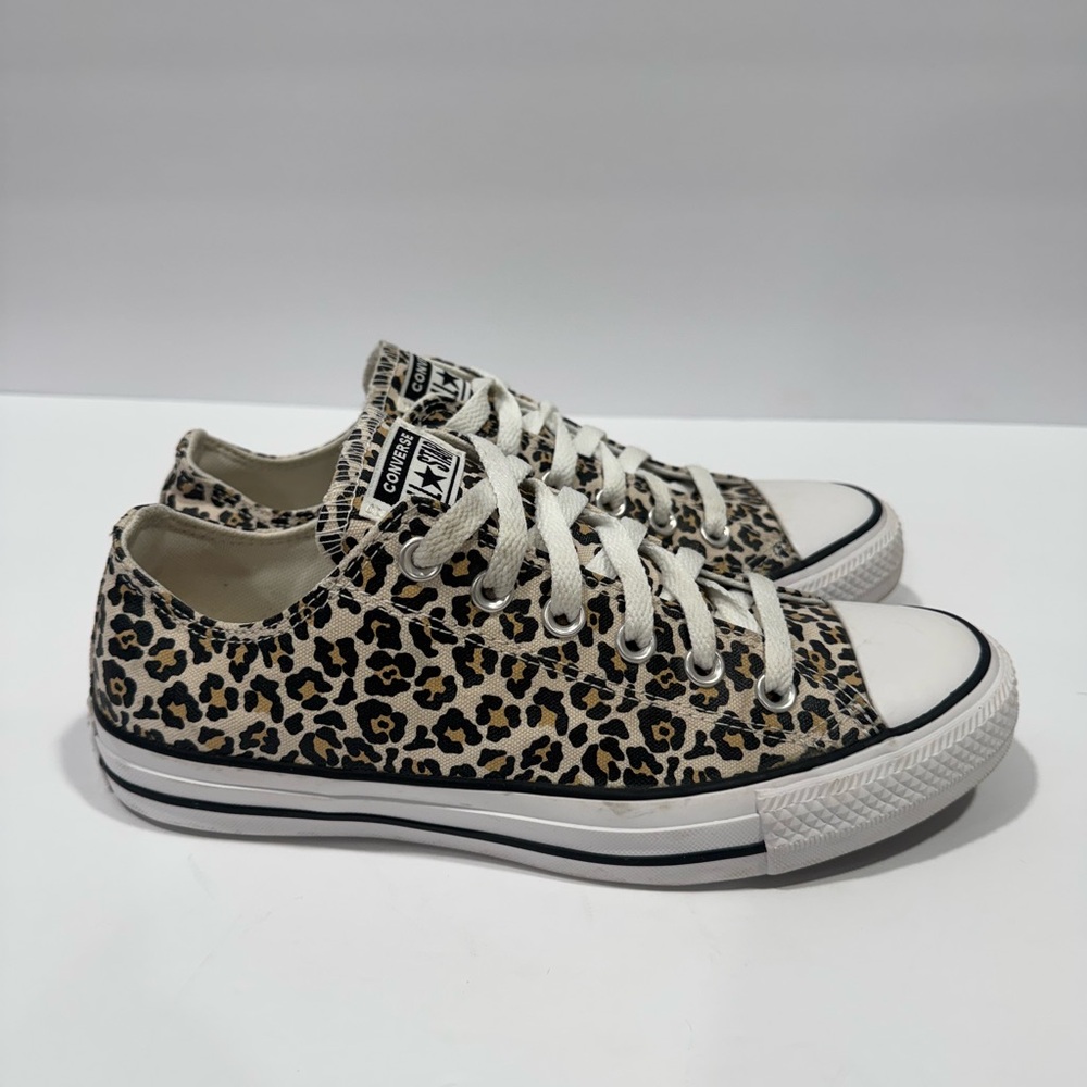 Converse All Star Leopard Pattern Sneakers - Picture 5 of 12